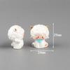 Mini Resin Sheep Figurines 5Pcs Lovely Cartoon Pattern Eco-Friendly Craft for Home Bonsai Fairy Garden Decoration