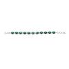 Natural Malachite Gemstone Bracelet, 925 Sterling Silver, Handmade Jewelry, Adjustable Length, Gift for Mom, Easter Gift