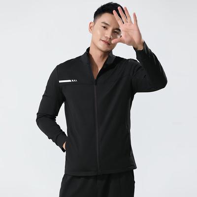 Mens Gym Fitness Shirts Tops High Quality Running Sport Jacket Outdoor Workout Sunscreen Clothing Training Sweatshirt Zipped