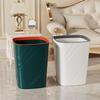 Large Capacity Lidless Trash Can for Home & Office - Suitable for Bathroom, Kitchen, Living Room