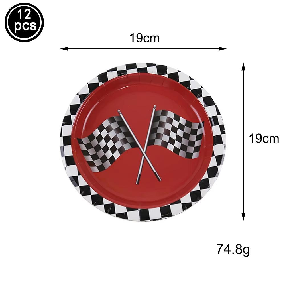 Checkered Race Car Party Tablecloths Black White Checkered Flag Tablecloth Racetrack Tablecover Racing Birthday Party Supplies
