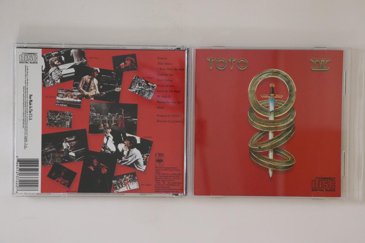 

CD TOTO - Toto IV CK37728 CBS - США Рок Б/У