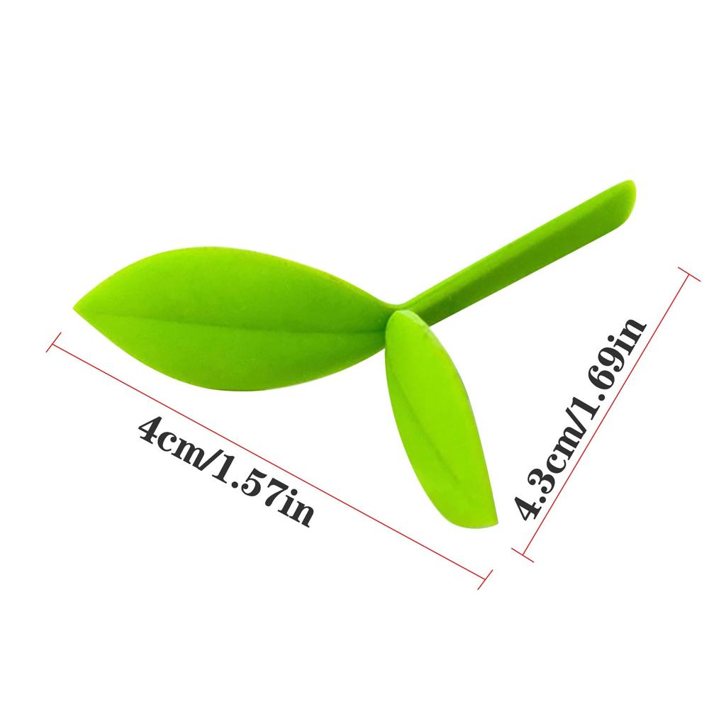 Silicone Reading Little Leaves Bookmark Little Grass Bud Sprout Bookmark Grass Buds Bookmark