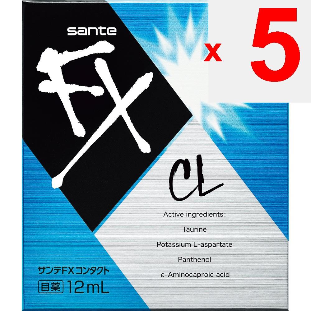 Santen Pharmaceutical Sante FX Contact 12ml For contact lenses Eye Drops Indications: Eye fatigue, prevention of eye diseases (e.g., after swimming, w