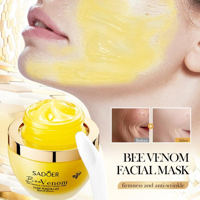Maschera applicazione rassodante al veleno d'api, crema idratante idratante prodotti per la cura della pelle