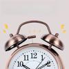 Powerful bronze metal ringing alarm clock retro super loud luminous mute sweeping seconds bedroom clock