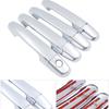 Luxury chrome door handle cover trim protection cover for Toyota Hilux MK7 2005~2014 Car accessory sticker 2006 2007 2008