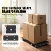 SucceBuy 2 Pack Furniture Mover Pallet Trolley 500 Lbs Each Count with 4 Wheels Small Flat Dolly Cart for Industrial Machinery