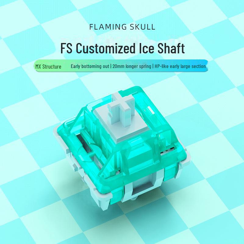 TTC Ice Quiet V2 Kaihua BOX Weiße Achse Mechanische Tastatur Lichtführung