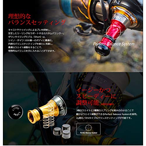 LIVRE 8110 Custom Balancer Short Shimano C2 Type Titanium X Titanium
