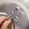 Stainless Steel Steamer with Handle Foldable Steaming Grid Steam Cooking Utensil Drain Basket Cookware