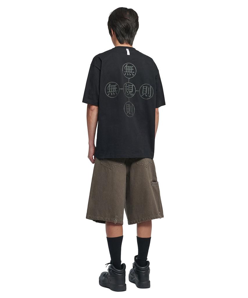 Nomaenyueol Nomaenyueol Orbit Cross T-Shirt - Black