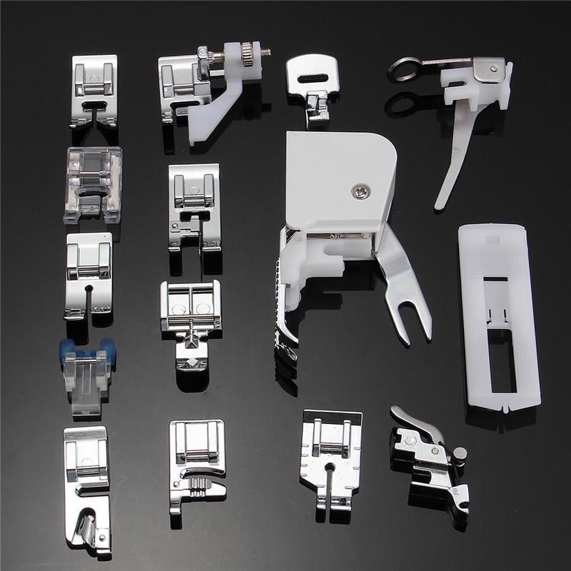 15 PCS Sewing Machine Presser Foot Feet Tool Kit Set For Brother Singer Domestic 15 PCS Sewing Machine Presser Foot Feet Tool Kit Set For Brother Singer Domestic