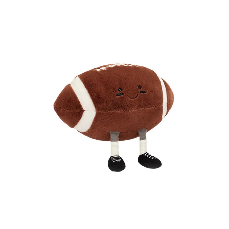 

JELLYCAT Fun Sports Series Rugby Cute Doll Plush Doll 27.9cm high