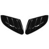 Black Rearview Mirror Cover for Honda Civic FK7/FK8 (2016-2021)