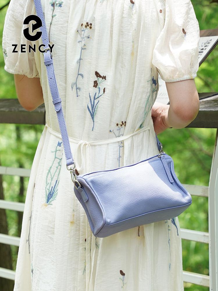 Zency Women's Genuine Leather Bag Ladies Sheepskin Bag Satchels