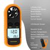 Smgda Digital Anemometer with Wind Speed and 5 Wind Speed Yellow Direction, 0-30m/s, Units, Backlight,