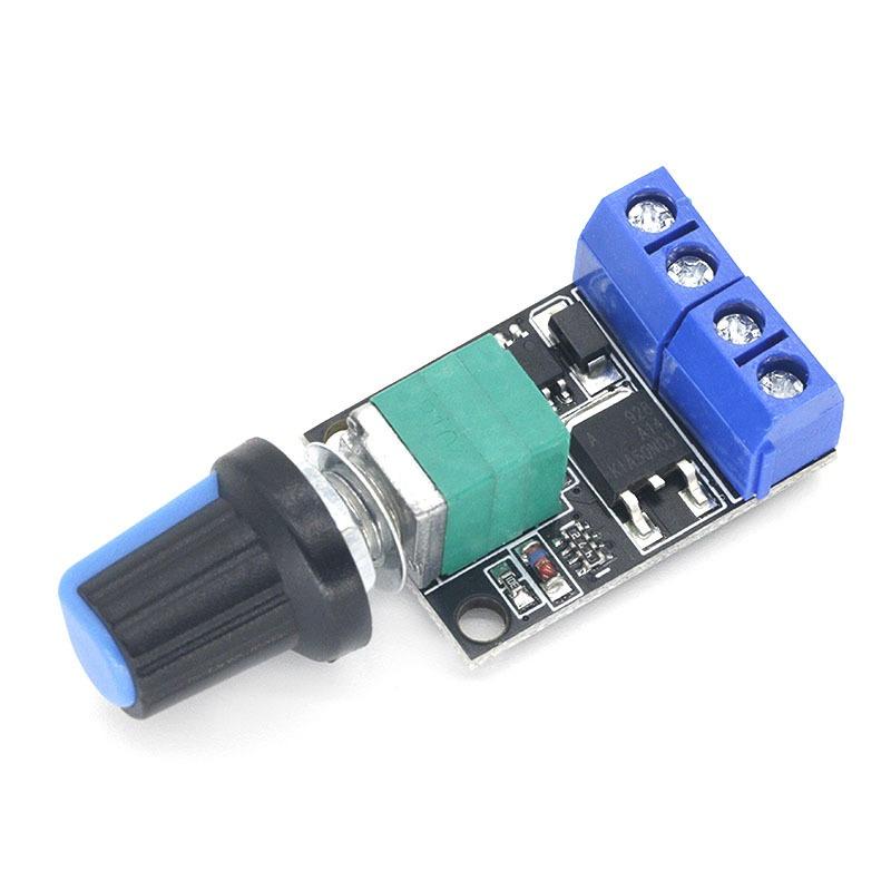 2pcs/1pcs 5V 12V 10A Voltage Regulator PWM DC Motor Speed Controller Governor Stepless Speed Regulator LED Dimmer Power Controller Motor