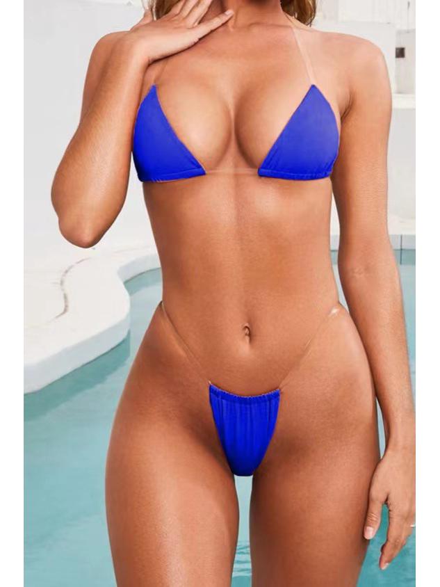 

Изящный разноцветный бикини с невидимыми бретелями Large (L)