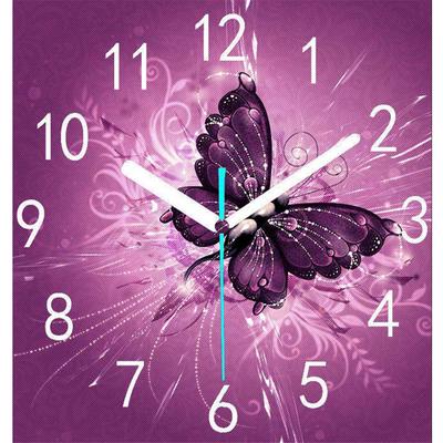Volle 5D DIY Diamant Malerei Schmetterling Uhr Cartoon Diamant Stickerei Kreuz Stich Kit Strass Home Decor Geschenk