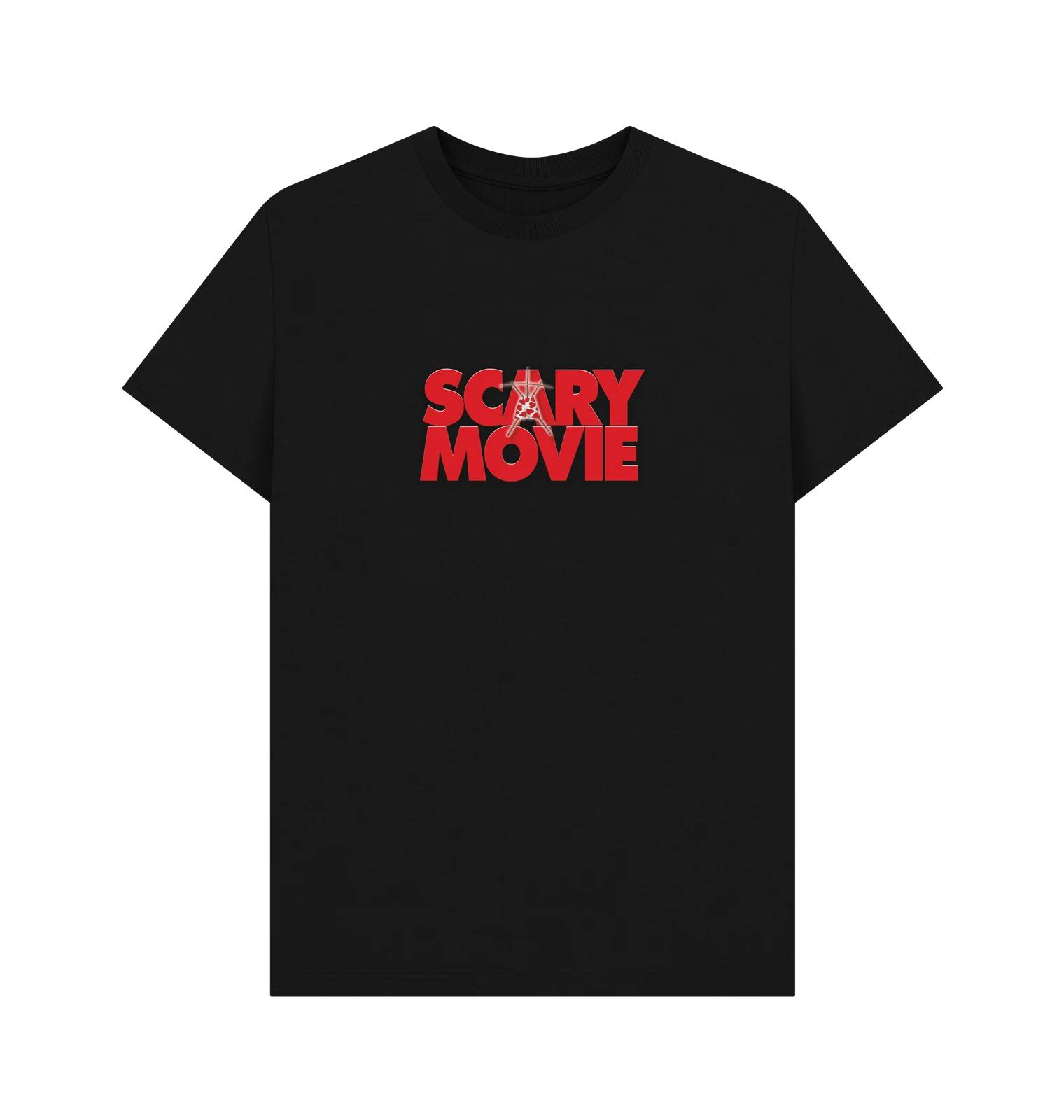 PREMIUM OFFICIAL Scary Movie Scary Movie Official Movie Graphic Black T-Shirt XL