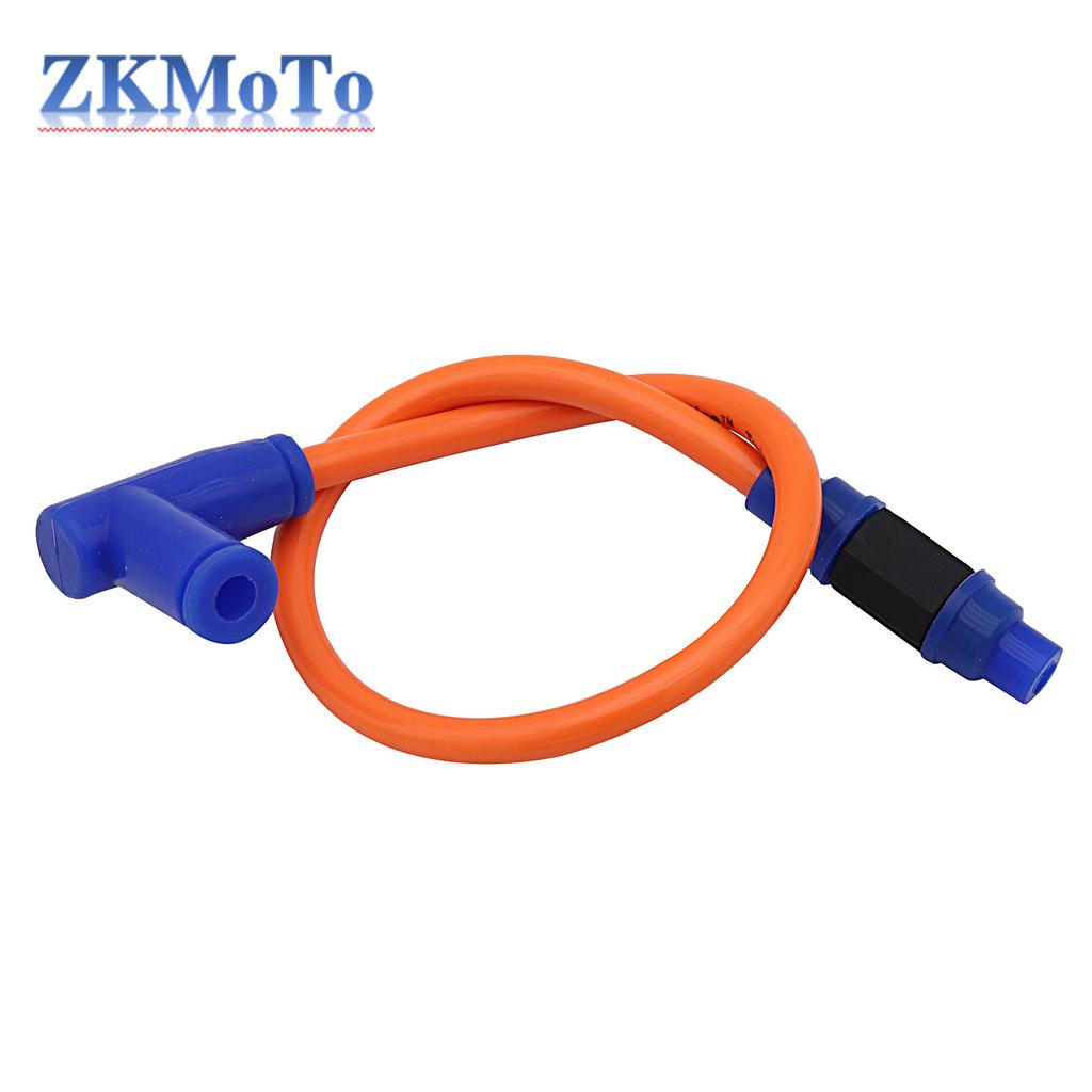 Motorcycle 8.8mm High Quality Silicone Rubber Lgnition Coil Spark Plug Iridium Power Cable For KTM Kawasaki Suzuki Honda Yamaha