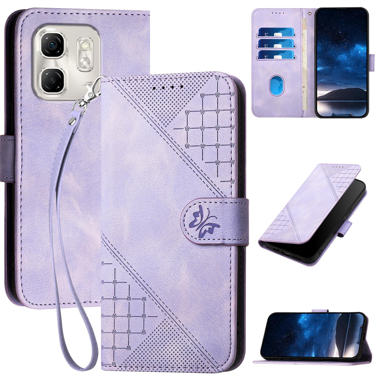 

YX0080 For Infinix Hot 50i 5G /Smart 9 4G Case Butterfly Imprint Leather Wallet Phone Cover C