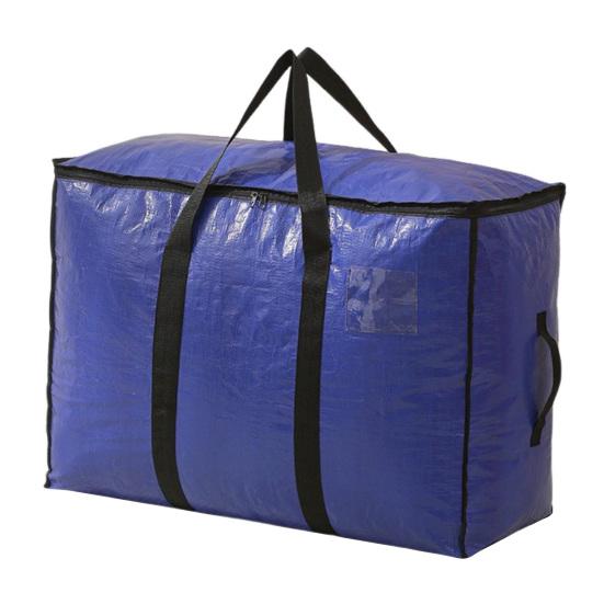 Velká úložná taška na quilt Průhledný úložný box s víkem Zesílená ucha Vodotěsný Skládací Stěhovací úložné tašky Tašky pro balení oblečení Lůžkovin