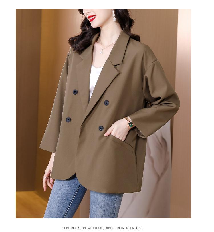 Female Spring and Fall Short Section British Style Design Sense of Niche Casual Net  Suit Plus Size