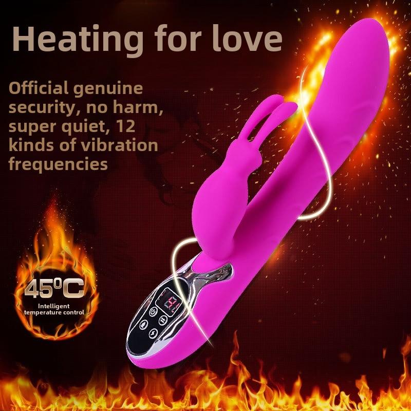 Wiederaufladbarer beheizter Vibrator Butterfly Female Frequency Vibration Stimulation Masturbator Erotische Sexspielzeuge für Erwachsene