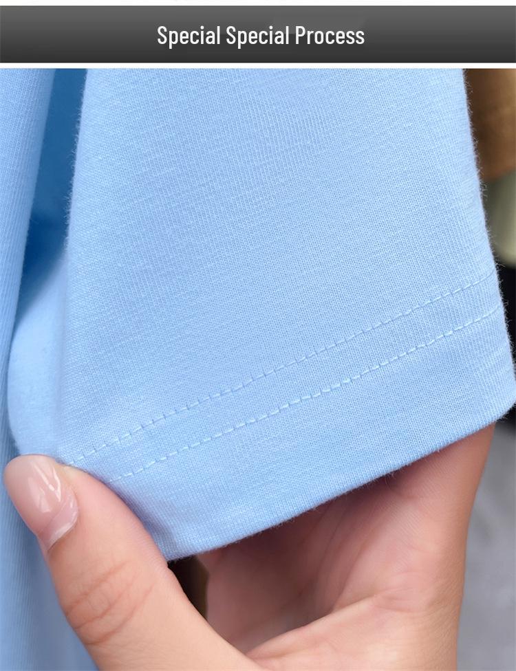 Men's Lightweight 100% Cotton Casual Round Neck T-shirt - Breathable and Fashionable for Summer