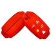 Drop-proof key cover for Volvo XC90 folding 5-button key cover, old Volvo S80 honeycomb pattern silicone key bag