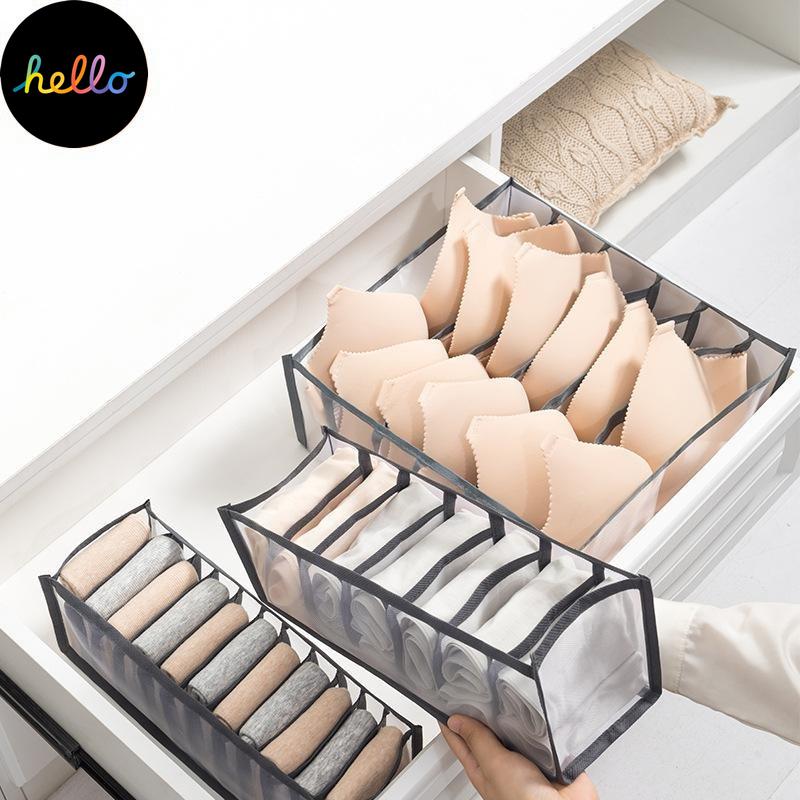 Folding Closet Organizer Panties and Socks Storage Boxes Wardrobe Clothes Underwear Organizer Drawers Clothes Separator