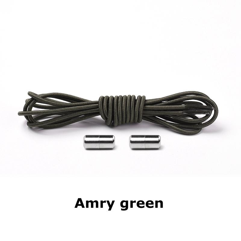 Elastic Laces Sneakers Round Shoelaces Without Ties Rubber No Tie Shoe Laces Shoes Kids Adult Quick Shoe Lace Rubber Bands
