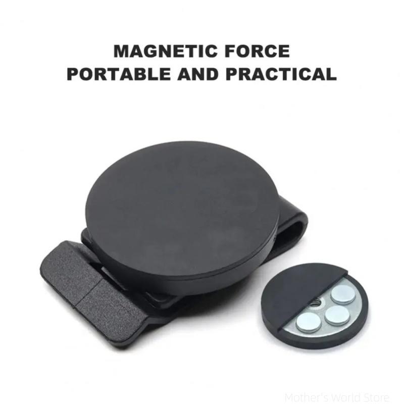 New Black Magnetic Belt Buckle Adjustable Portable Rubber Wrap Magnetic Suction Cup Suction Screw Hardware Hand Tool Accessories