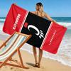 Cincinnati Bearcats Print Beach Towel, Large Soft Quick Dry Towel for Beach Camping Swimming
