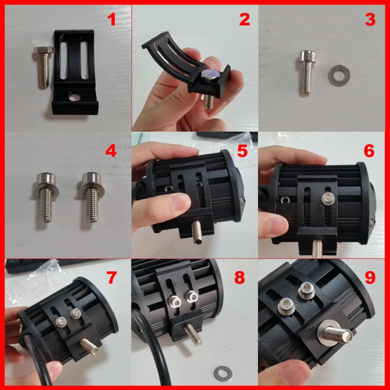 Car LED Work Lights Bar Offroad Spotlights Lamp 12V 30V Diode Car Headlight Truck Farm Tractor Boat SUV Light Bar Work Light