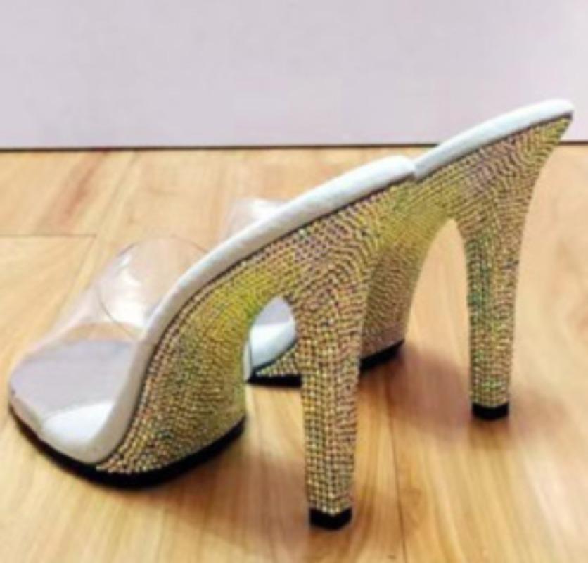 12Cm Special Shoes Before and After The Bikini Competition, Standard Shoes for International Bodybuilding Model Competition, Diamond Soles