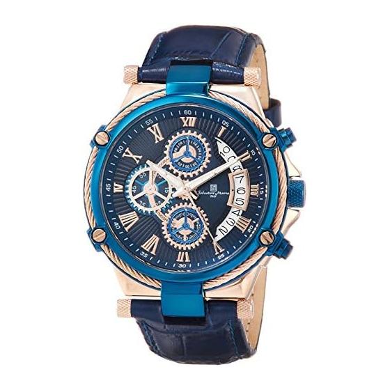 [Salvatore Marra] Salvatore Marra Chronograph Men s Rome Index SM18102-PGBL Men s [Regular Imported Product]