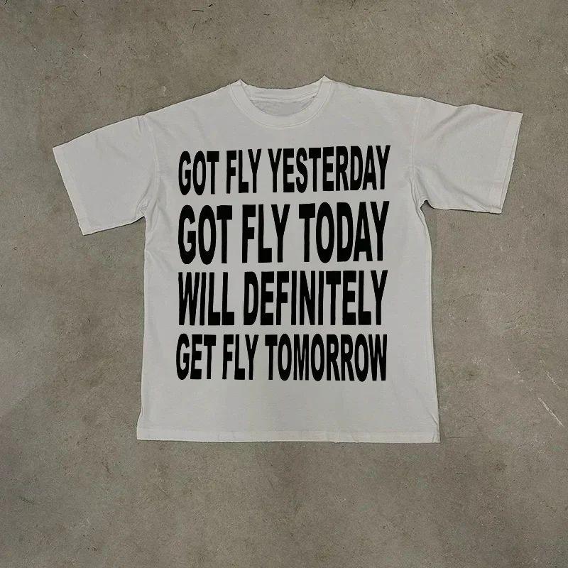 

Мужская хлопковая футболка Y2K хип-хоп Харадзюку с принтом букв ретро топ гранж гот уличная одежда футболка панк оверсайз с коротким рукавом 4XL