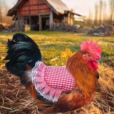 Σέλα Κοτόπουλου για Κότες Αδιάβροχη Ποδιά Σέλας Κότας Ρυθμιζόμενο Γιλέκο Κοτόπουλου για Πουλερικά Προστασία Φτερών Πλάτης