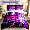 3pcs Game Role Naruto Duvet Cover Set, Home Printed Bedding Set, Breathable and Cozy Bedclothes Suitable For Festival Decor