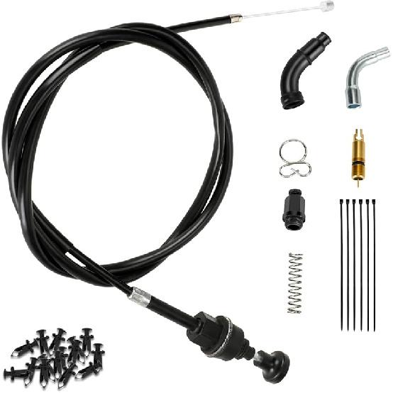 Choke Cable For Rancher 350 TRX350 TRX350FM TRX350TM TRX350FE 2000-2006 Fourtrax 300 350 Foreman 400 ATV 4 Wheeler Quad With Starter Valve Plunger