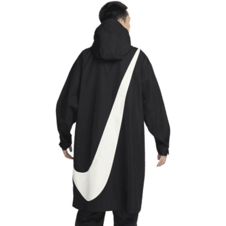 Nike Swoosh Woven Parka Jacket 'Black' Men's FD2870-010