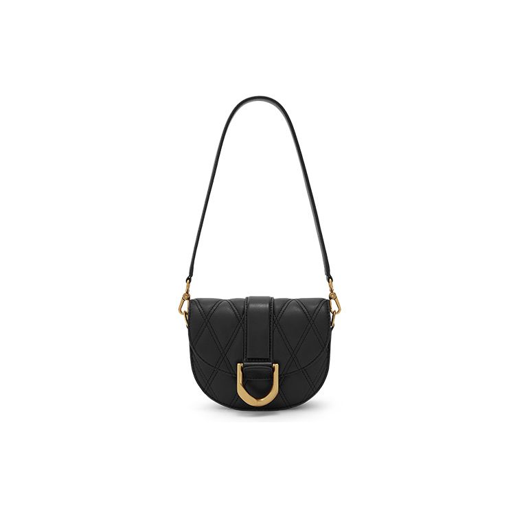 Charles & Keith Gabine Versatile PU Leather Saddle Bag Small CK Shoulder Bag Women Bags Brown CK2-80781629-2