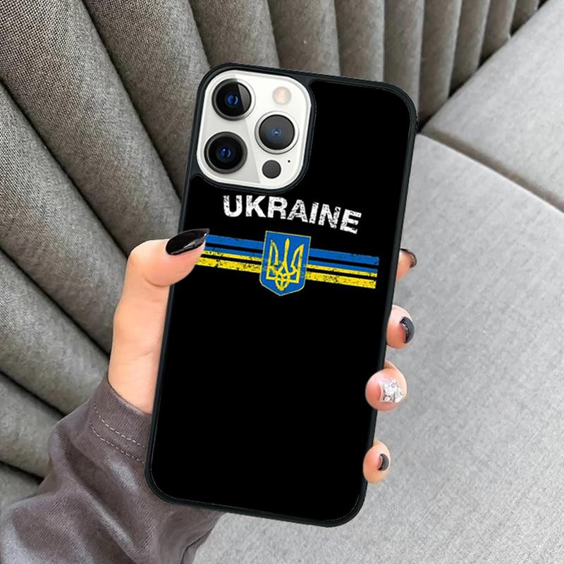 U-kraine Flag Phone Case For iPhone 17 Air 16 16e 15 13 14 Pro Max 11 12 Plus 2022 MAX Shell Cover coque