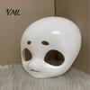 Furry Therian Mask DIY Animal Base for Fursuit, 3D Cosplay White Costume Accessories Mask, Blank Halloween Parties