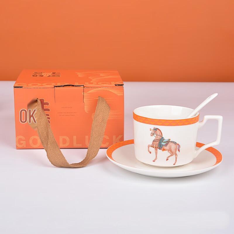 JIN MING LI Keramik Kaffee Tee Tasse Geschenk Set
