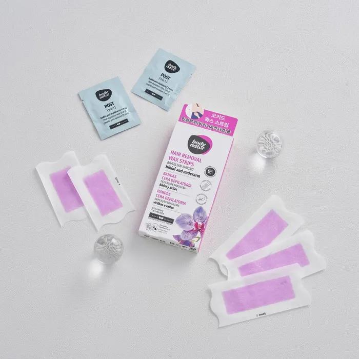 Wax Strip Bikini & Underarm Orchid (12+2 pcs)
