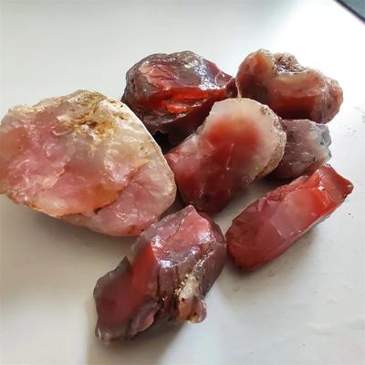 Natural Southern Red Agate Stone Rough Carnelian Diffuser Oil Raw Stone Specimen Aquarium Garden Home Decoration Stone